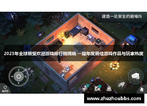 2023年全球最受欢迎游戏排行榜揭晓 一窥年度最佳游戏作品与玩家热度